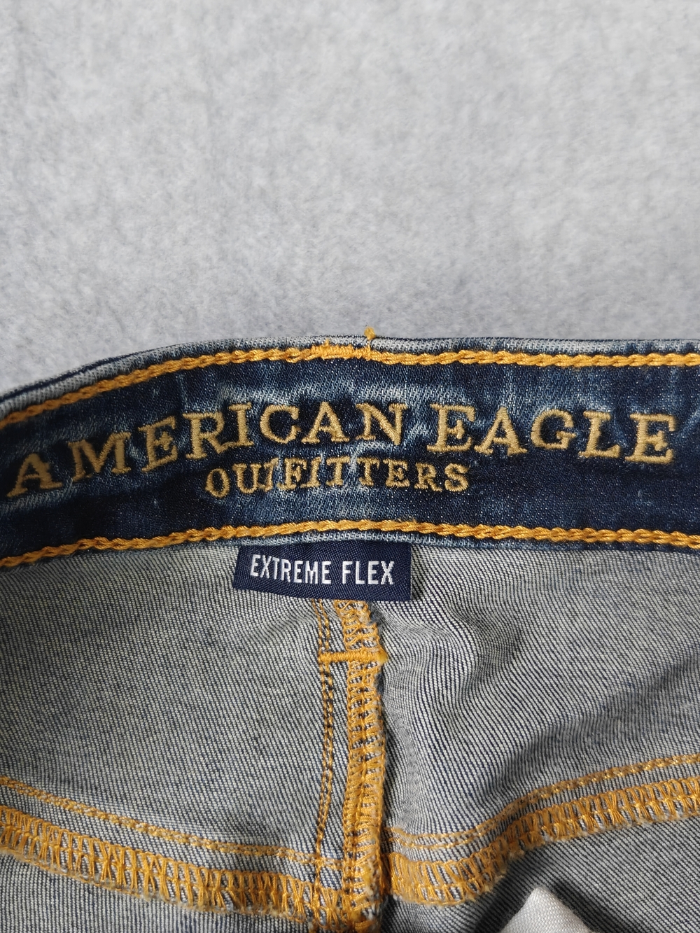 American Eagle Men's Blue Slim Straight Jeans - Picture 3 of 6